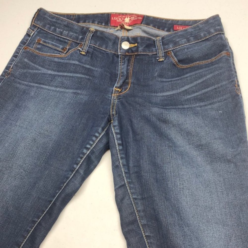 VINTAGE LUCKY BRAND LOLA STRAIGHT JEANS 4/27x30 π - Picture 5 of 12